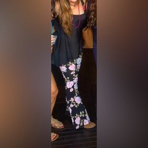 Showmeyourmumu Floral Flare Pants